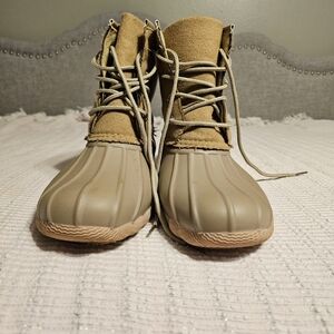 Outwoods fleece lined ankle rain boots